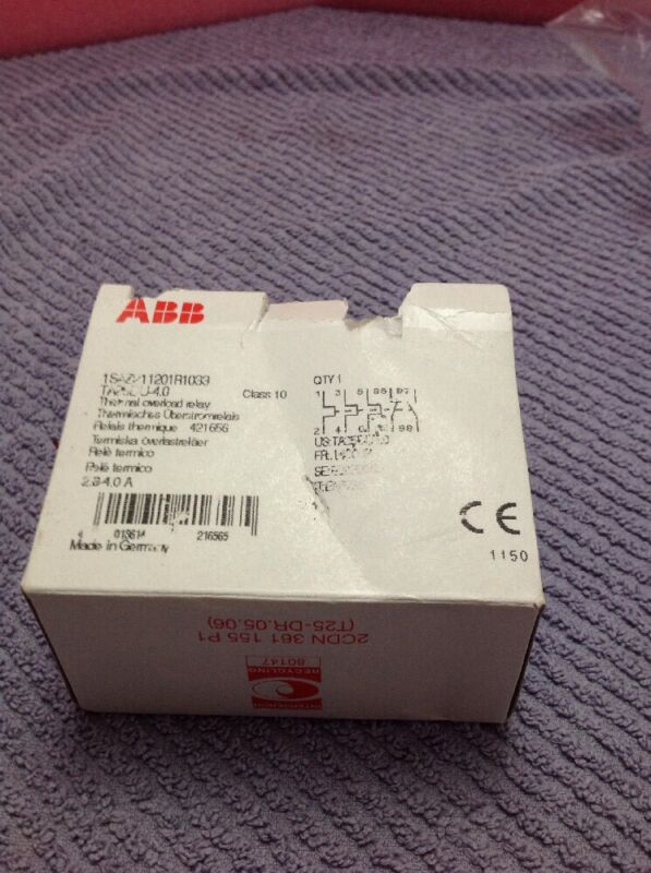 ABB Thermal Overload Relay TA25DU-4.0 New In Box