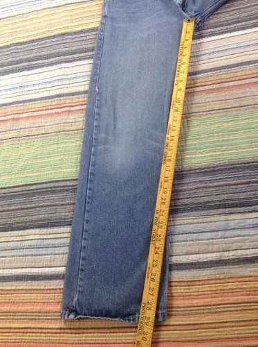 Kid's Levis 514 Straight Distressed Blue Denim Jeans 20 Reg 30x30 (actual 28x29)