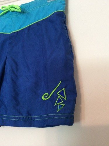 Carter's Kids Boys Swim Trunks Blue Green Size 3T Excellent Condition