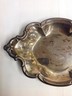 Vintage International Silver Company Silverplate Tray Nut Candy Dish