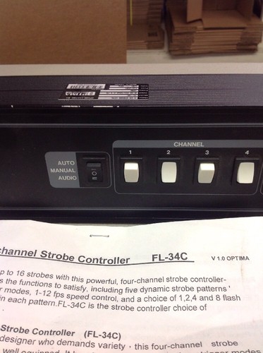 OPTIMA LIGHTING FL-34C 4 Channel STOBE CONTROLLER