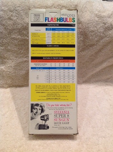 Sylvania Blue Dot Flash Bulbs - Set Of 10