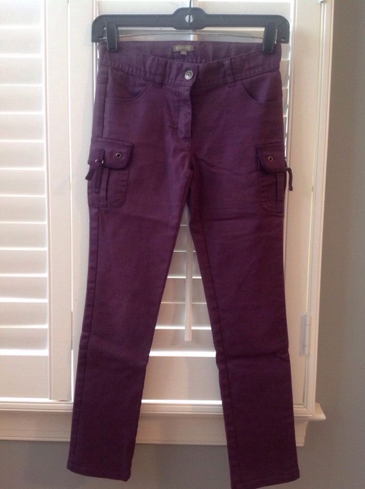 Cotton Blend Cargo Pants for Girls