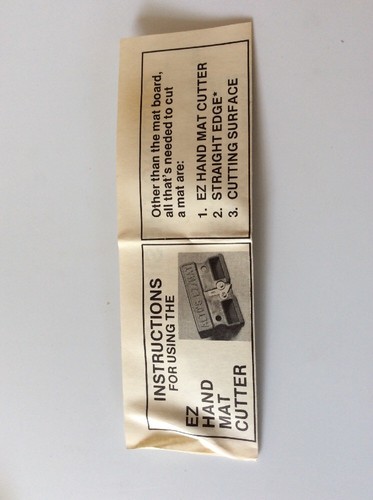 60° Bevel Mat Cutter-Altos EZ/Mat, Right & Left-Handed, X-acto blades-5 INCLUDED