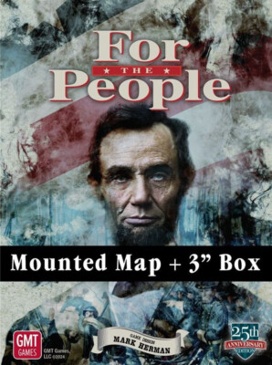 GMT Games: For the People 4th Print Mounted Map and 3'' 25th Anniversary Box NISW