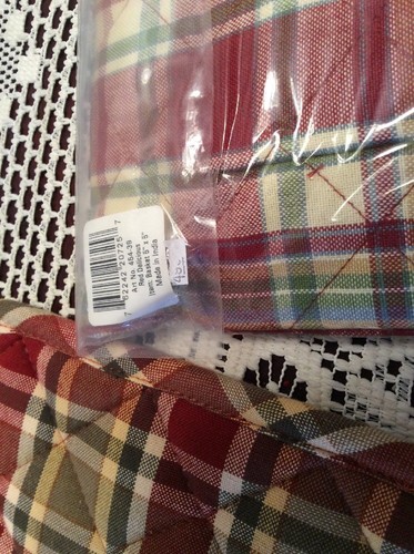 PARK DESIGNS RED DELICIOUS CORNER TIE  BASKET ~ 5