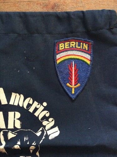 Vintage Berlin American TAR “Tarry” Elemetary School Germany Backpack Book Bag