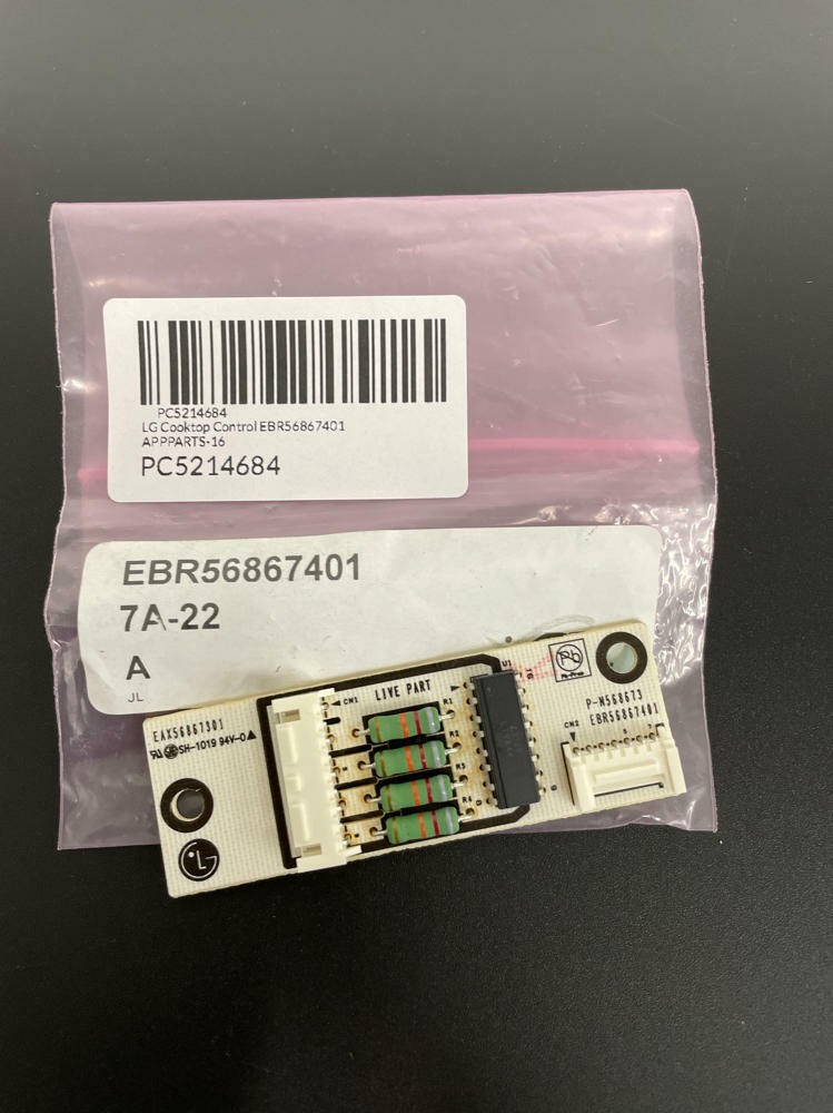 LG Cooktop Control EBR56867401
