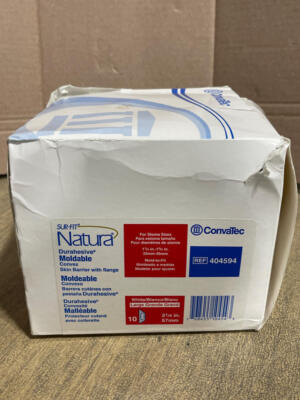 10 Natura Durahesive Moldable Convex Skin Barrier, 2 1/4'', 404594 (expired)