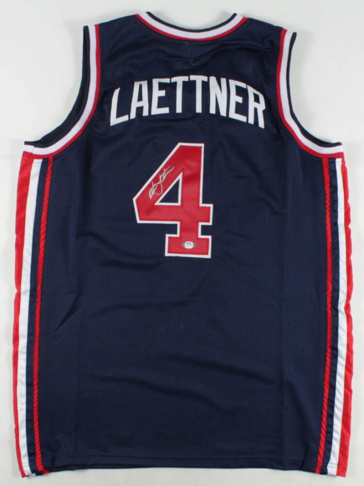 ドリームチーム　USA代表　ユニフォーム　Laettner Christian Laettner Signed Team USA Jersey (PSA COA) 1992
