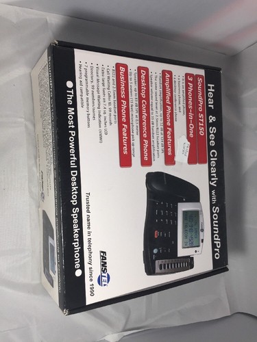 FANSTEL ST150 PROFESSIONAL AMPLIFIED BUSINESS SPEAKER PHONE DISPLAY-SINGLE LINE