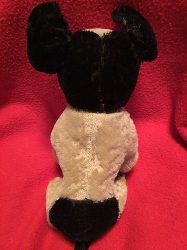 STEIFF Bully 1932 French Bulldog Dog Black & White, Mohair Velvet 9-10”
