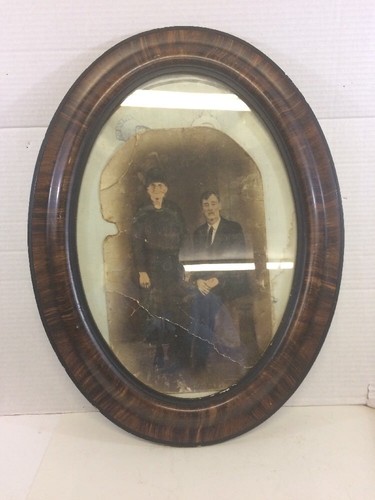 Antique Picture With Frame Black And White