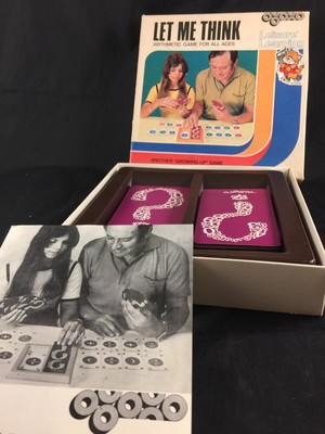 Vintage Let me think arithmetic game Leisure Learning complete