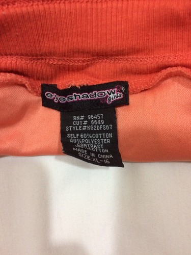 Eyeshadow  Girl's Skort Skirt Size XL (16) Excellent Condition!!