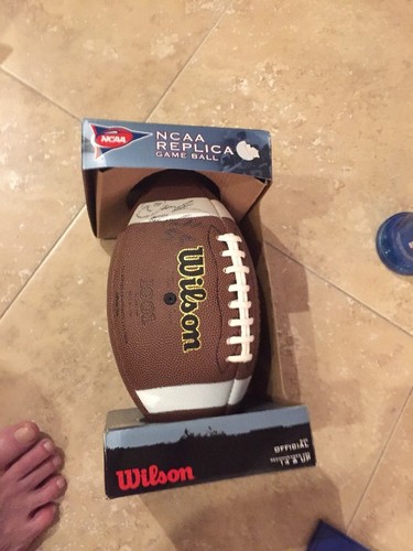 New Wilson Football 1001 NCAA Replica Game Ball Composite Leather Vintage