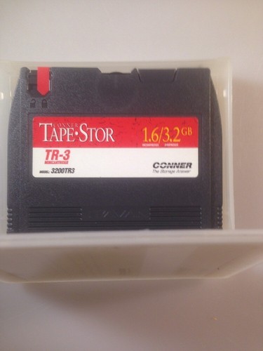 Travan TR-3 Preformatted Data Tape Mini Cartridge, Conner Tape-Stor 1.6/3.2 GB