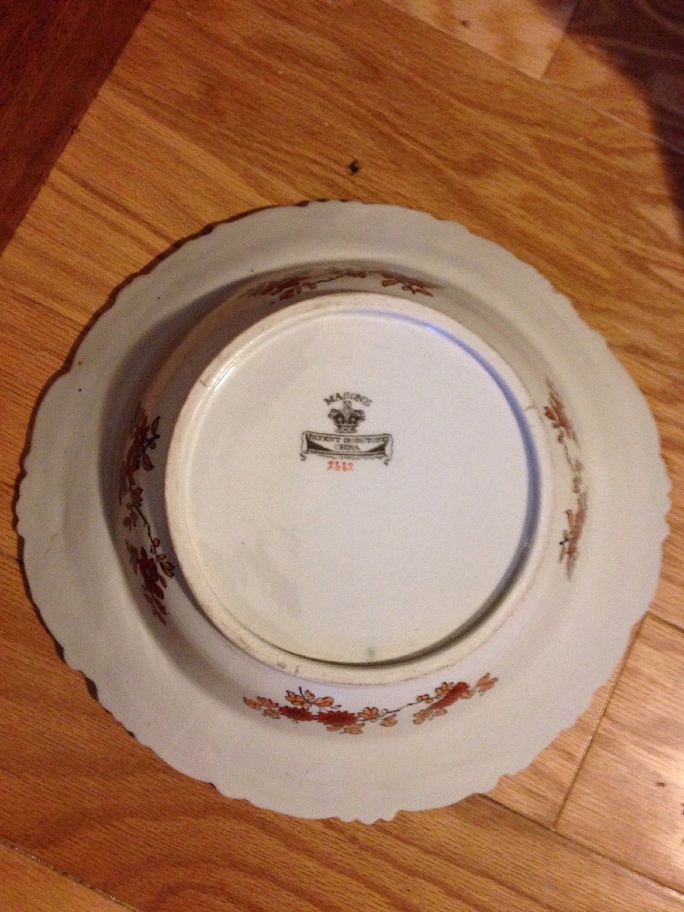 Mason's Ironstone Covered Bowl
