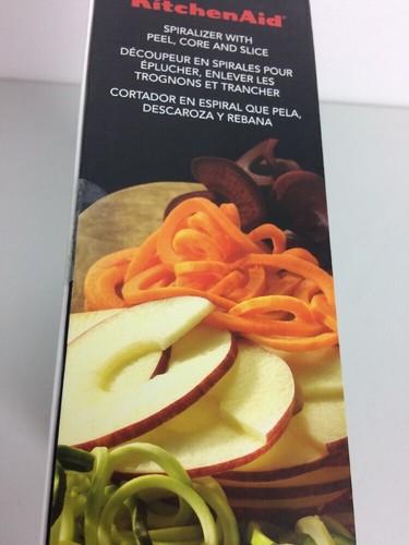 KitchenAid KSM2APC 7 Blade Spiralizer Plus with Peel, Core and Slice
