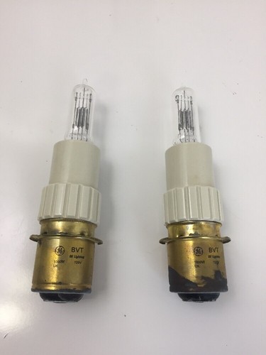 LOT OF 2 GE STAGE STUDIO QUARTZLINE LAMP,  BVT (Q1000T7/CL/MP) 120V 3200K 1000W