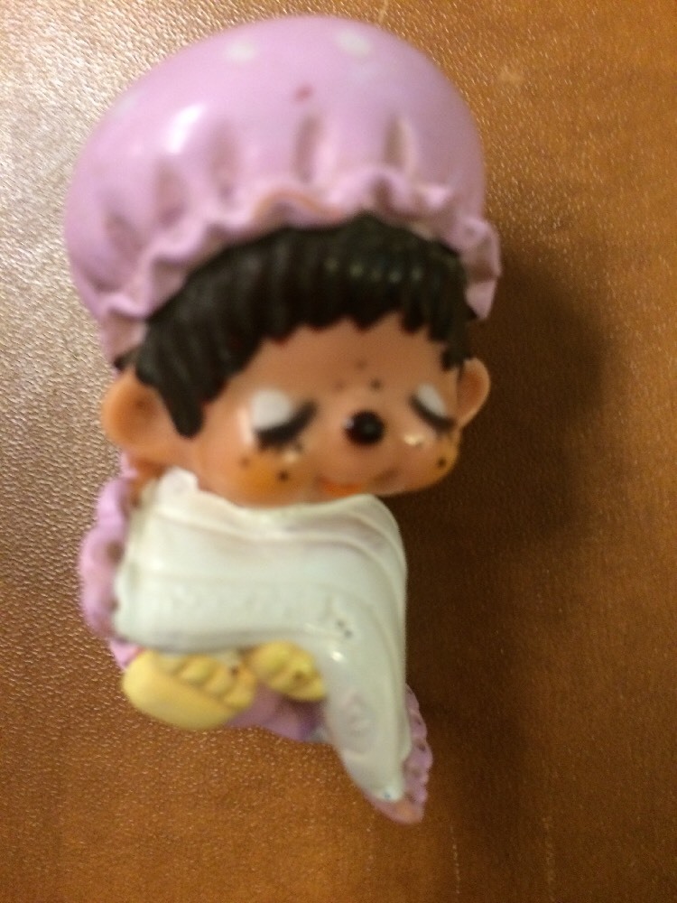 2 Collectable Adorable Plastic Figurine  Sekiguchi 1979
