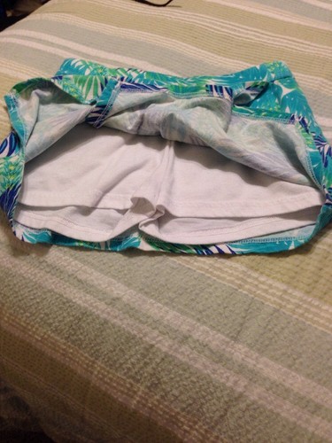 Est. 1989 Place Girls Tropical Skirt Size M 7/8 Built In Shorts