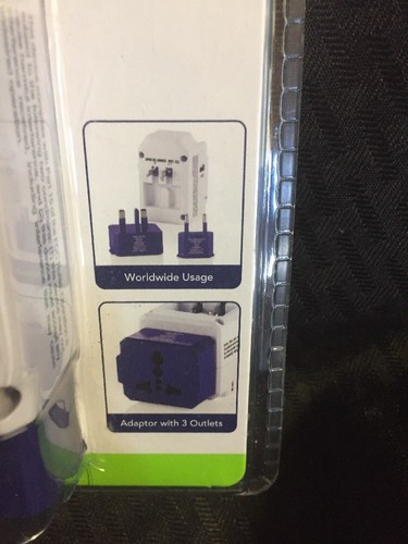 American Tourister All-in-One Adapter Plug Set with 2 Outlets and USB