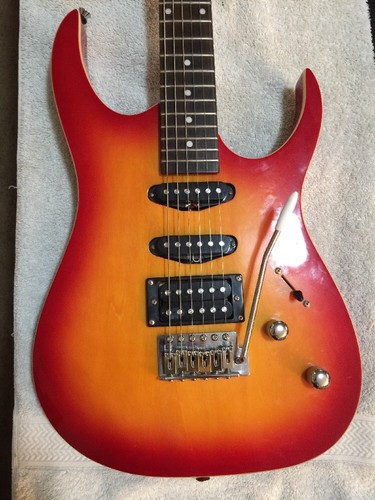 S101 Guitars HSS Electric Guitar Used Contoured Top And Back Fireglow Finish