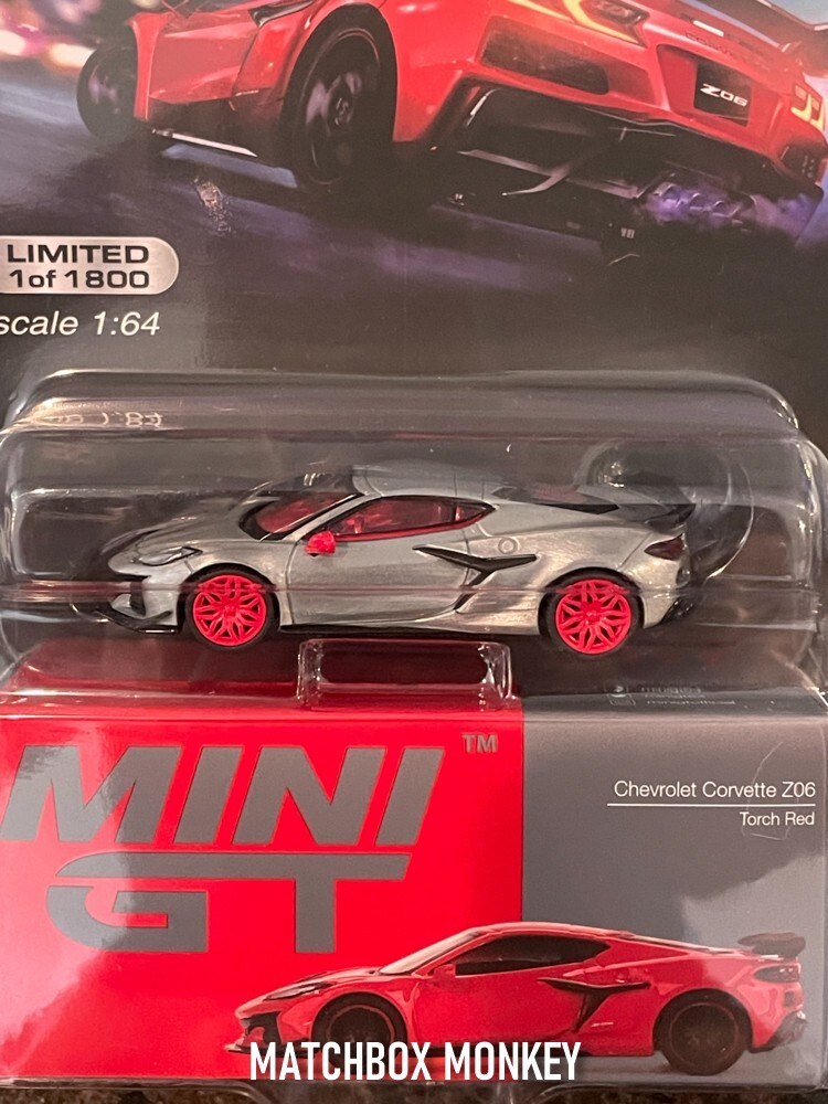 ミニカー MINI GT Chevrolet Corvette Z06 Torch Red MINIGT.com – Welcome to the World of 1:64!