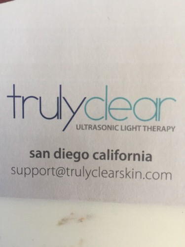 Truly Clear Ultrasonic Light Therapy System for Acne and Anti Aging