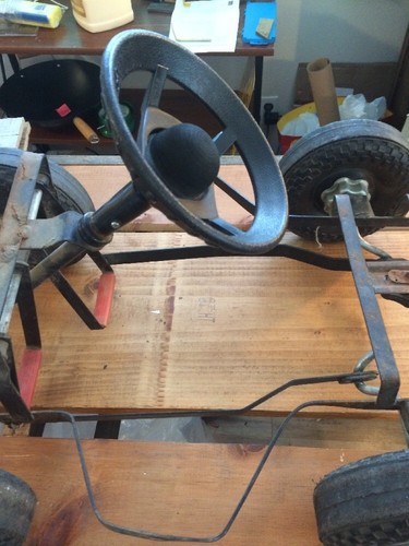 V.W. PEDAL CAR Under Carriage Running Gear / Chassis / Mechanism Parts Running