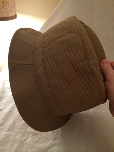 London Fog Fedora Tan Color Size Medium Classic Hat Hipster