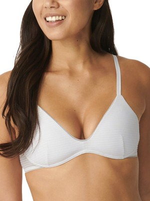 XS (8) Sloggi Ever Fresh Bralette 10211251 Non Wired Padded Lingerie - White