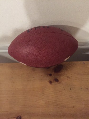 VINTAGE WILSON NFL FOOTBALL PETE ROZELLE SIGNED HOLDS AIR 1984 Nederland Texas