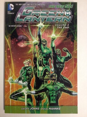 Green Lantern Vol 3 The End Geoff Johns (2014, Paperback) DC Comics New 52 TPB