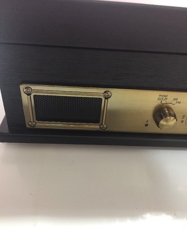 Retro Vintage Classic Style Turntable Vinyl Record Player PTT30BK Sold not work
