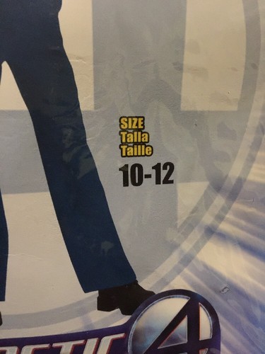 Fantastic Four Mr. Fantastic Standard Child Costume: Size 10-12