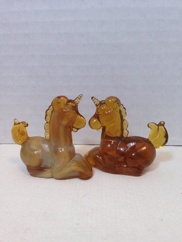 Lot Of 2 Boyd Glass LUCKY the UNICORN #2