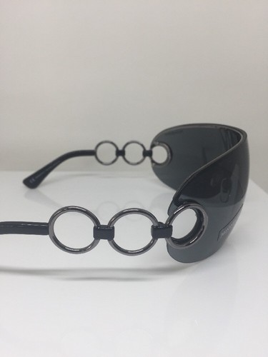Pre-owned Saint Laurent Yves  Shield Sunglasses Ysl 6115/s Sunglasses C. 6w5 Dark Grey In Gray