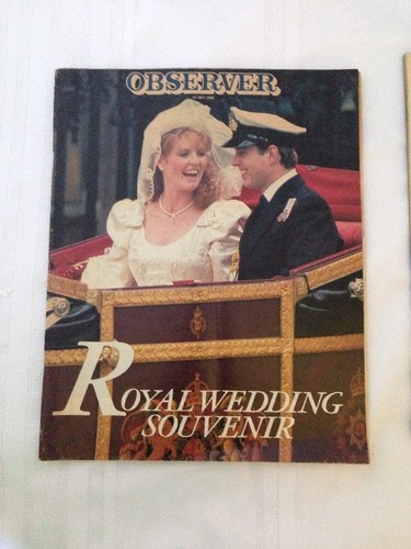 Sunday Express Their Happiest Day  Observer Royal Wedding Souvenir Andrew Sarah