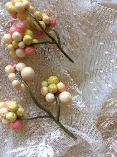 Vintage Berries Millinery Floral Hats Decor Doll Fairies Fairy Bears Clothes