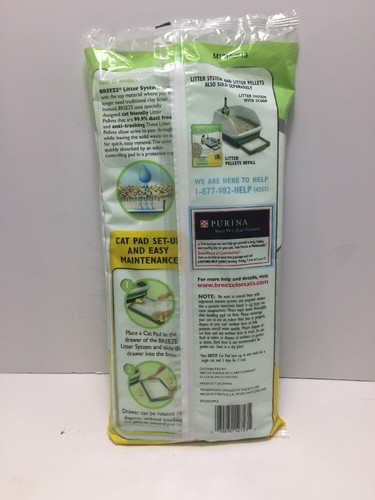 Tidy Cat Breeze Litter Box Pads Refill 1 Pack of 4