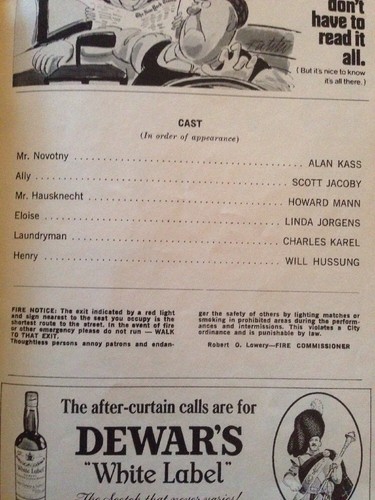 Autograph- Steve Lawrence- Hand Signed Playbill 1968