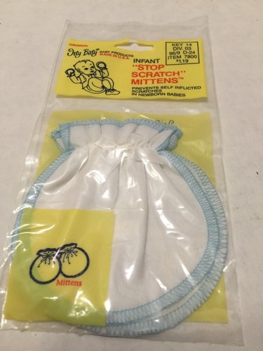 Infant Scratch Mittens - Stop Infant Scratching & Thumb Sucking Itty Bitty Baby
