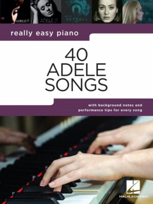 40 Adele Songs Really Easy Piano Sheet Music Songbook NEW 000403232