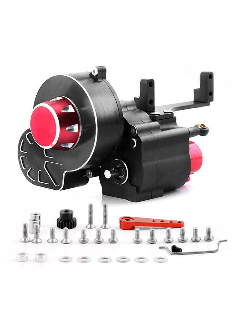 2 Speed Transmission Gearbox For Axial SCX10& SCX10 II III 1/10 RC Crawler Car