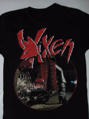 Vixen - Band Tour T-Shirt Cotton Black S To 5XL Tee MO051