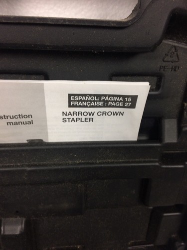 Porter-Cable NS150A Narrow Crown Stapler in Case