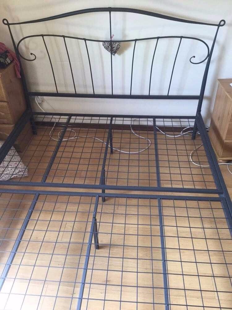 Marks and Spencer King Size Metal Bed Frame in Newtownabbey, County