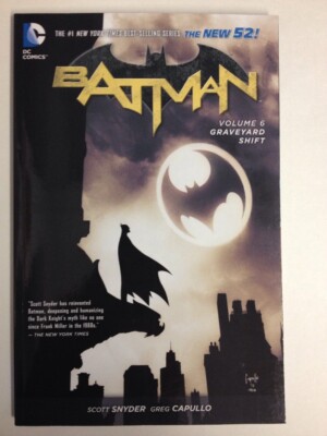 Batman New 52 Vol 6 Graveyard Shift Snyder Bennett 2015 Paperback DC Comics TPB